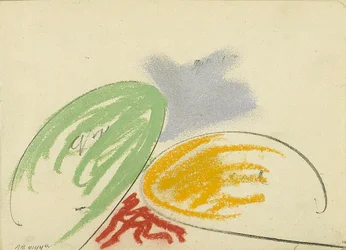 Composition with Two Oval Forms